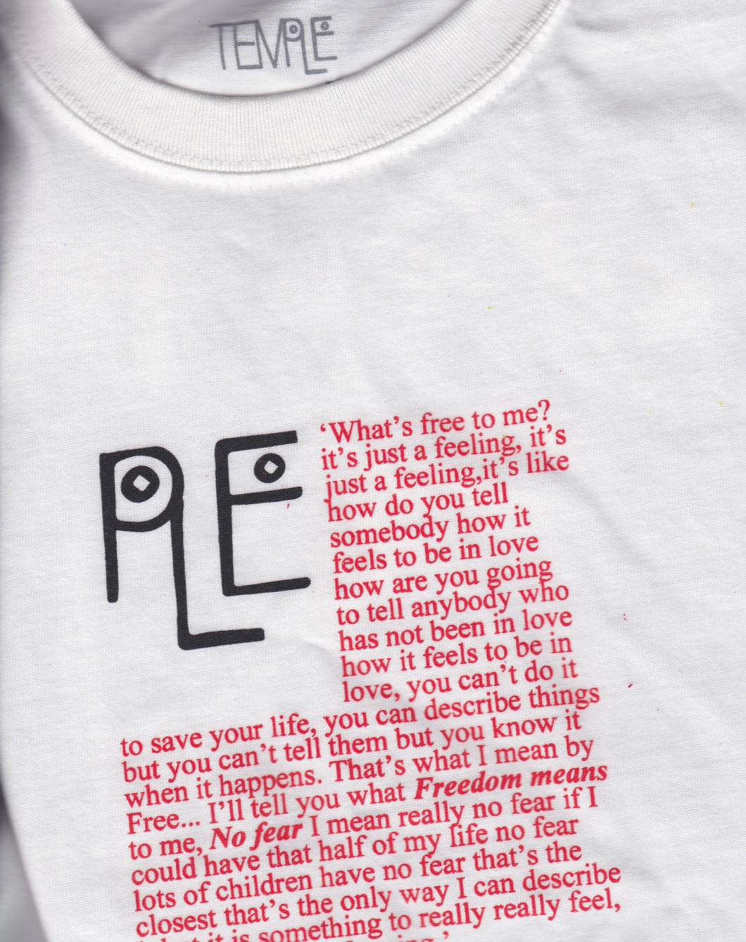 Temple Nina Simone Tee #BLM