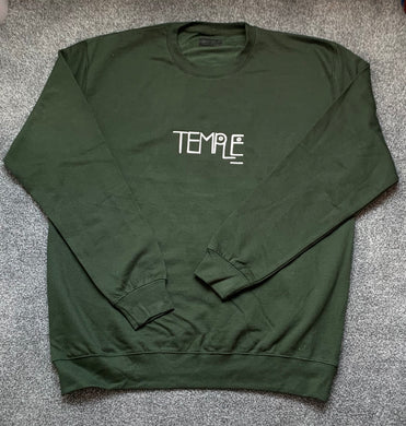 Temple ‘SQUISH’ Face Crewneck Forest Green #4